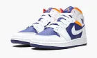 Air Jordan 1 Mid GS White Deep Royal Blue
