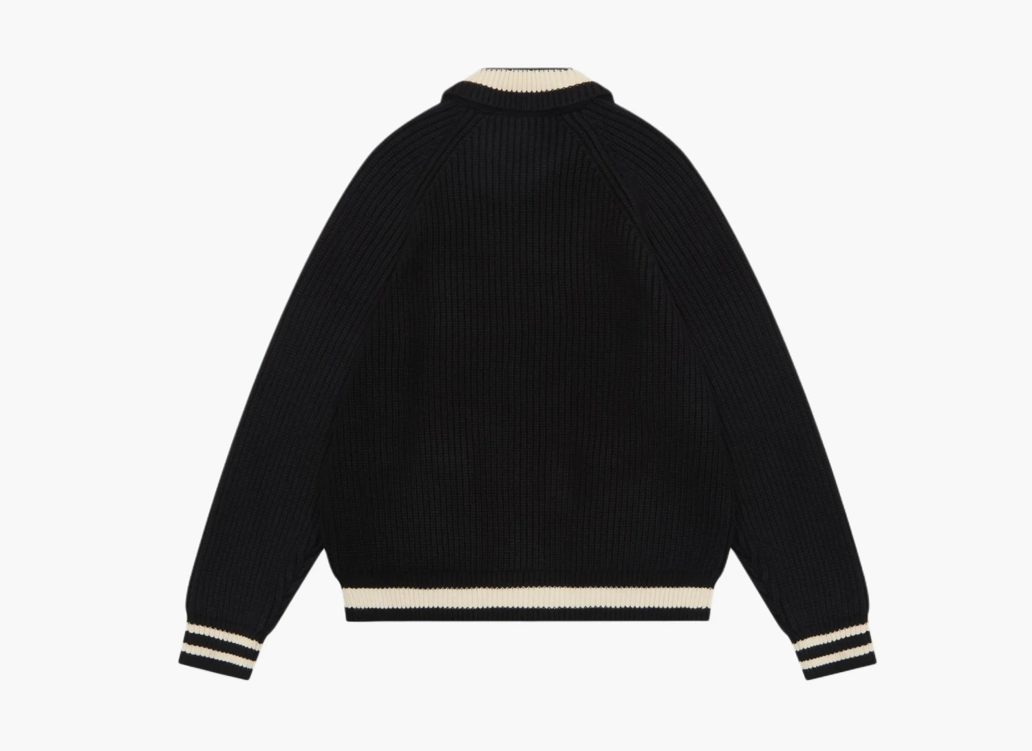 UNDEFEATED Knit Varsity Jacket Black 