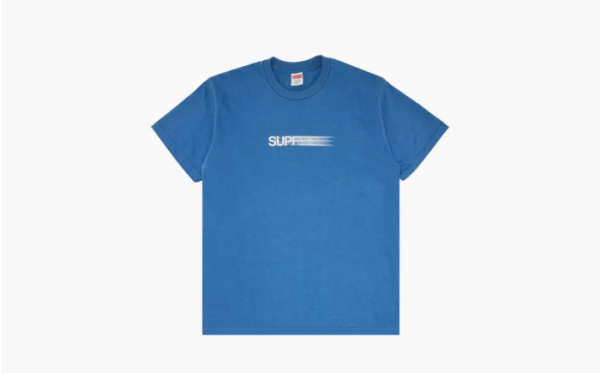 Supreme Motion Logo Tee Faded Blue 