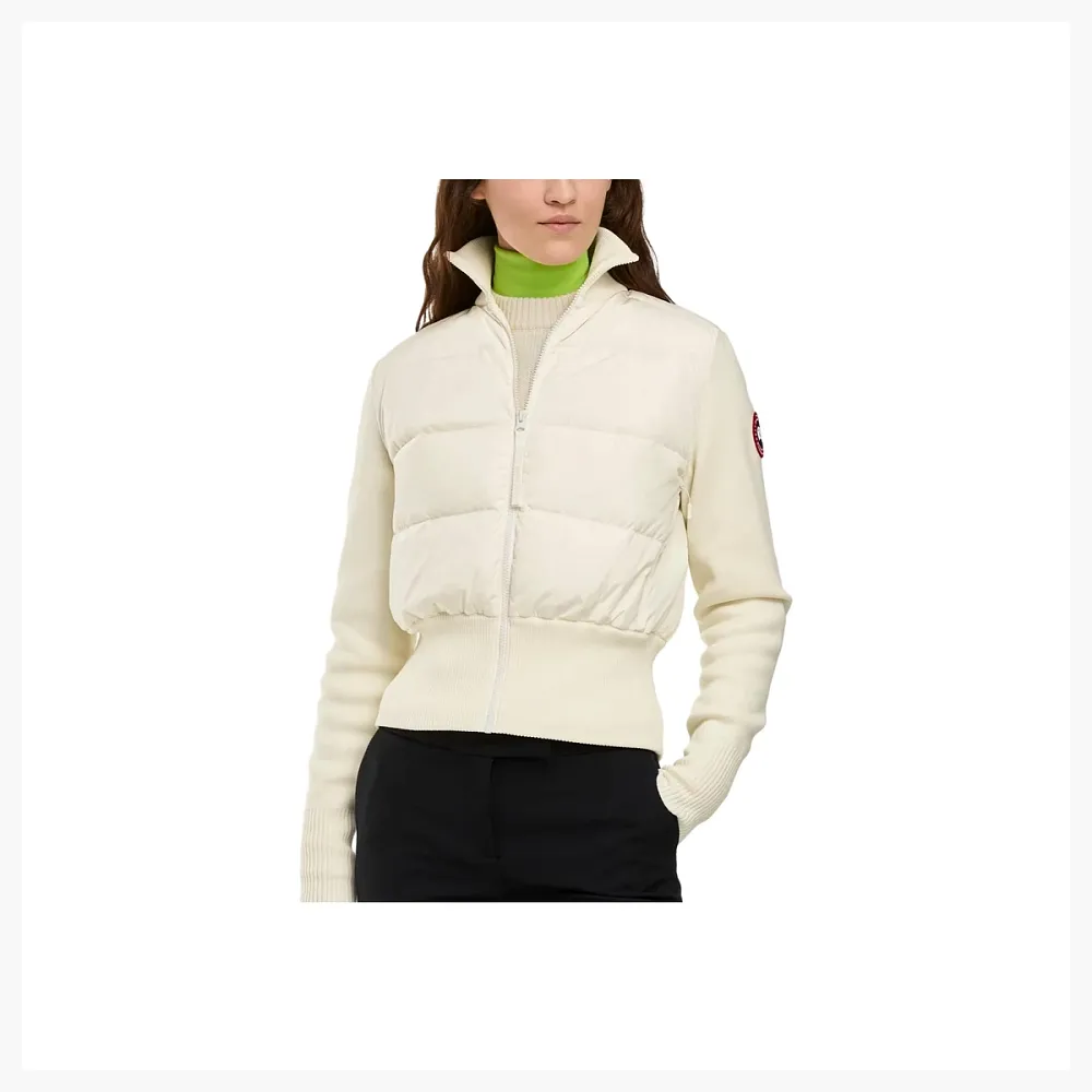 Canada Goose HyBridge Down Jacket WMNS Straw White