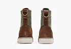 Timberland Vibram Waterproof Leather And Fabric Boots Dark Brown Suede