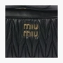 Miu Miu Materasse Nappa Leather Cross Bag "Black" 