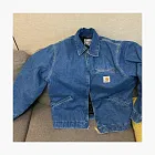 Carhartt WIP OG Detroit Jacket Blue Denim Matching Collar