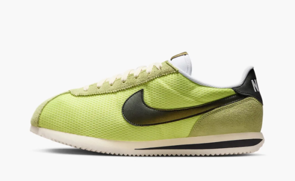 Nike Cortez Textile Anti Slip Wear Resistant Low Top Casual Shoes Green 