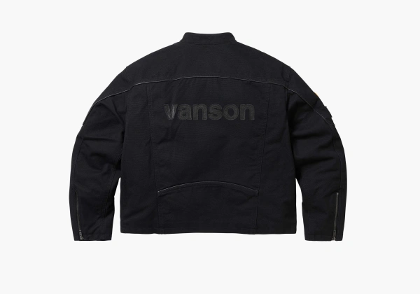 Supreme x Vanson Leathers x Cordura Cotton Jacket Black  Supreme x Vanson Leathers x Cordura Cotton Jacket Black