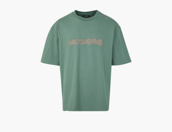 Jacquemus Raphia T-Shirt Green 