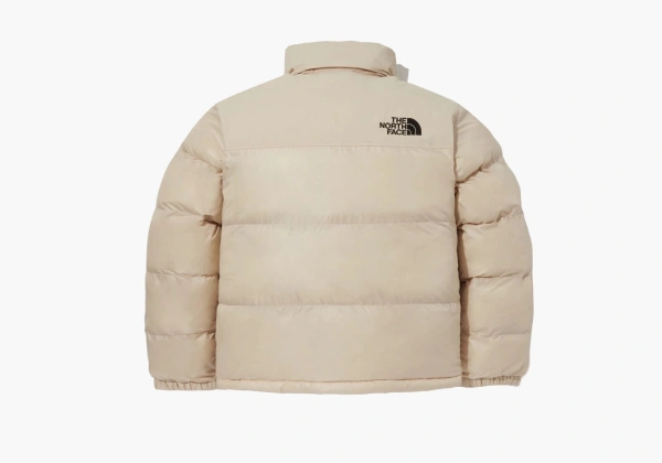 The North Face Nuptse On Ball Jacket Cream  