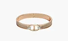 Hermes Mini Clic Chaine d'Ancre bracelet Milk Tea Gray