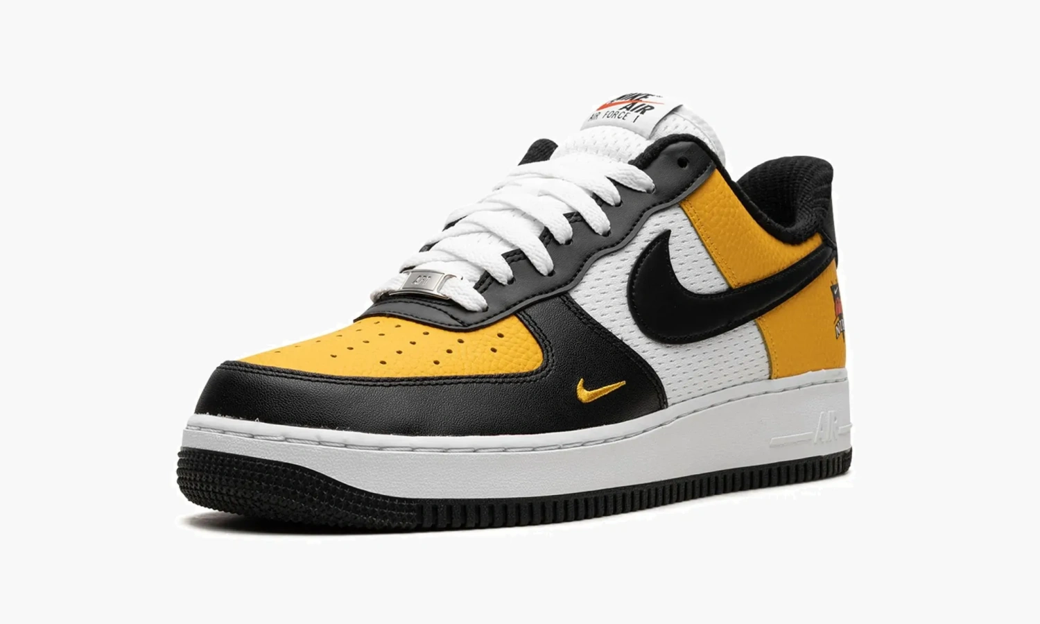 Nike Air Force 1 Low '07 LV8 "Black Gold Jersey Mesh" 