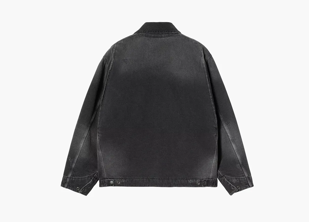 Carhartt WIP OG Detroit Jacket Black Grind Wash