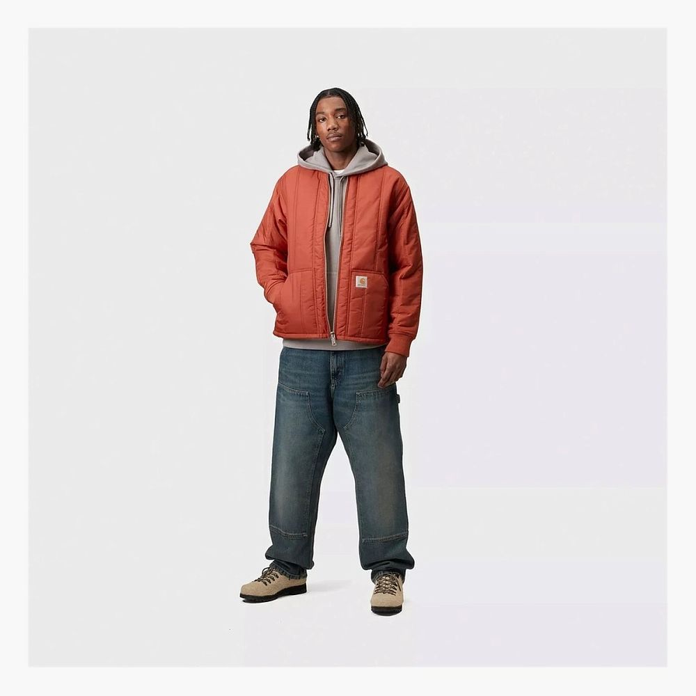 Carhartt WIP Lachlan Quilted Liner Jacket Rust