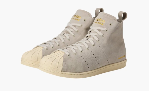 Adidas Wales Bonner x Superstar High Mist Stone 