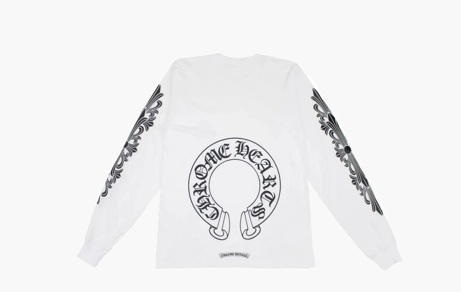 Chrome Hearts Floral Horseshoe L/S T-shirt White 