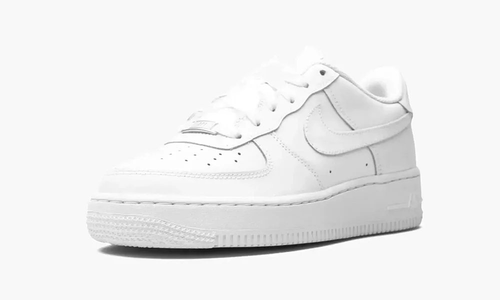 Air Force 1 GS White on White