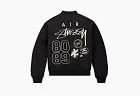 Stussy x Nike Reversible Varsity Jacket Black/Sail