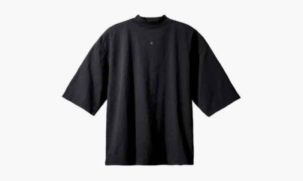 Yeezy X GAP X Balenciaga Logo 3 / 4 Sleeve Tee Black 