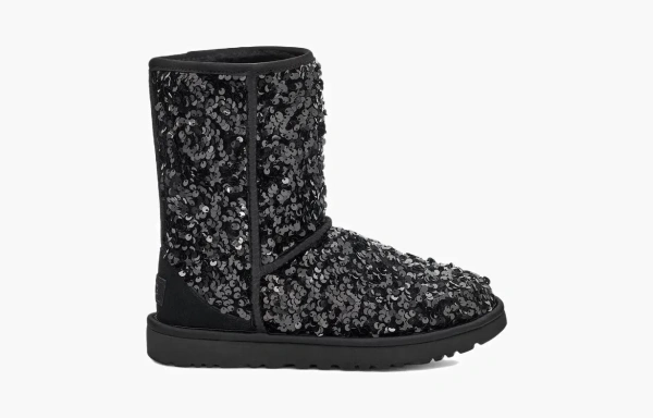 Wmns Classic Short Chunky 'Sequin - Black'  Wmns Classic Short Chunky 'Sequin - Black'