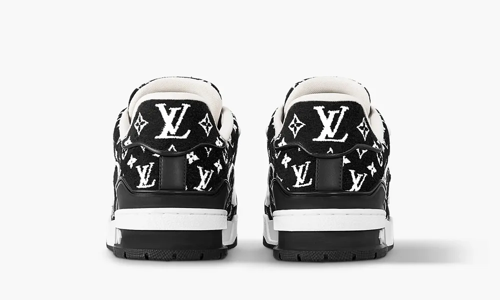 Louis Vuitton Trainer Black Monogram Textile
