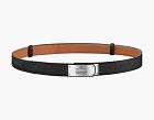 Kelly 18 Belt Epsom & Palladium Noir