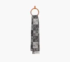 Loewe Scarf In Wool and Cashmere Black/White