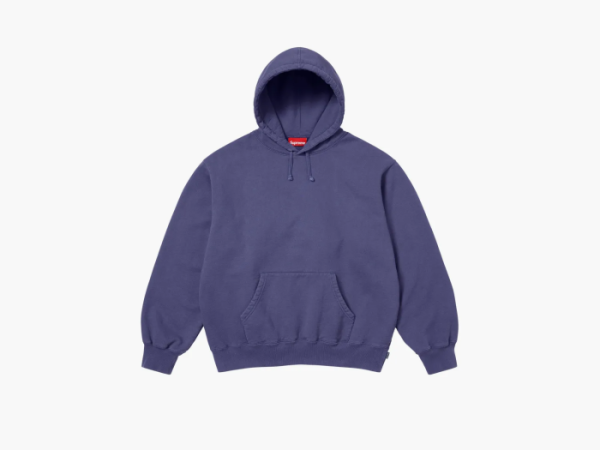 Supreme Frayed Hooded Sweatshirt Washed Navy  Supreme Frayed Hooded Sweatshirt Washed Navy