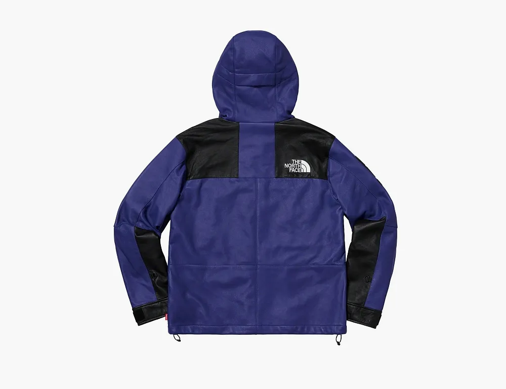 Supreme x The North Face Leather Mountain Parka Royal
