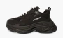 Balenciaga Triple S Black White Laces 