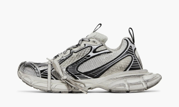Balenciaga 3XL Sneaker Worn-Out - White Black 