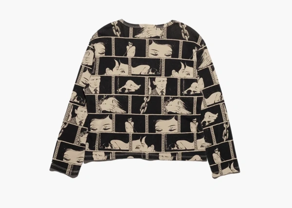 Enfants Riches Déprimés Diary Long Sleeve T-Shirt Ivory/Black  Enfants Riches Déprimés Diary Long Sleeve T-Shirt Ivory/Black