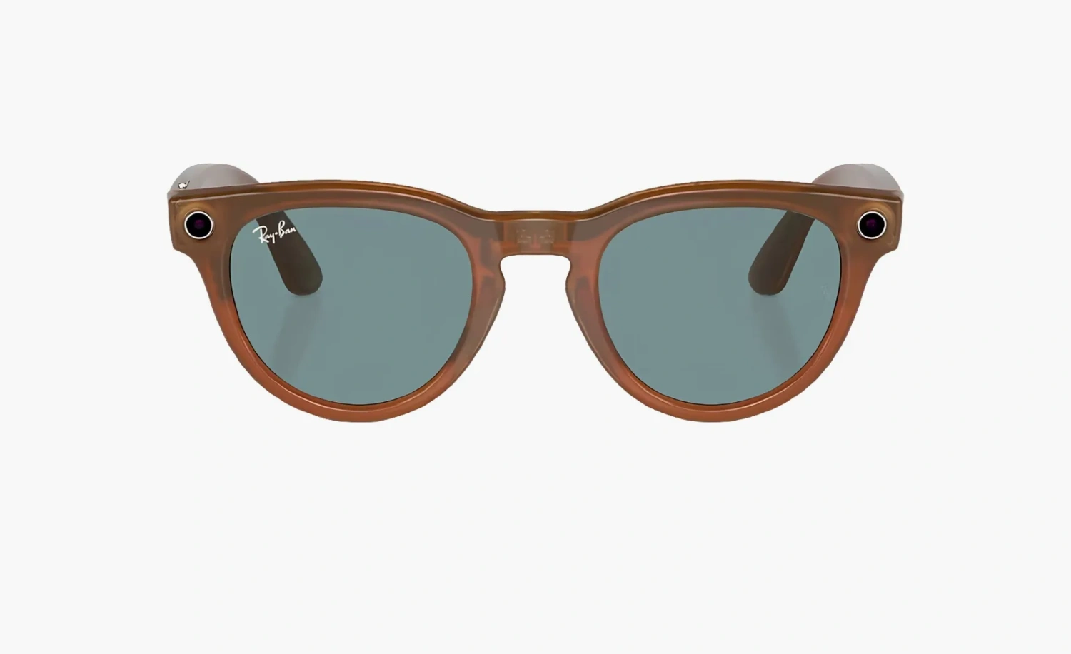 Ray-Ban Meta Headliner Shiny Caramel Transitions Sapphire 