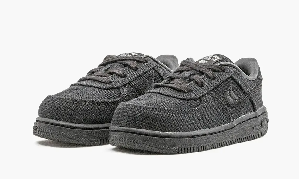 Nike Air Force 1 Low TD Stussy - Black Kids