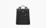 Hermes  Herbag Zip Canvas With Leather Handbag Backpack Black Gray 