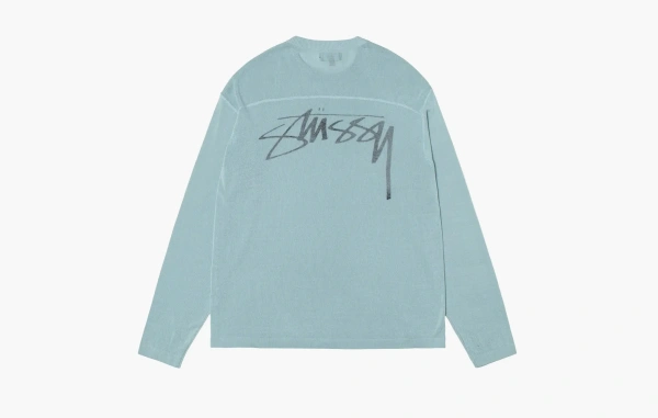 Stussy Lightweight Football Crew Light Blue 