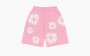 Denim Tears The Cotton Wreath Shorts Pink  Denim Tears The Cotton Wreath Shorts Pink