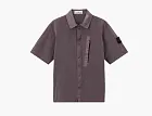 Stone Island Nylon Metal Econyl Overshirt Purple Grey