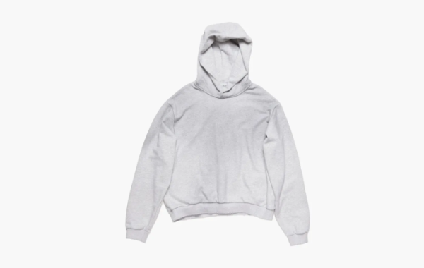 Acne Studios Logo Hooded Sweater Pale Grey Melange 