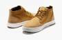 Timberland Davis Square Chukka Leather And Fabric Boots "Wheat" 