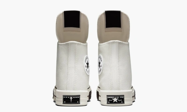 Rick Owens X Converse Drkshdw Drkstar Chuck Taylor All Star High White 