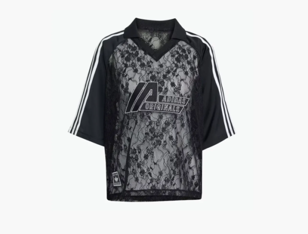 Adidas Originals Lace Jersey T-Shirt Black 