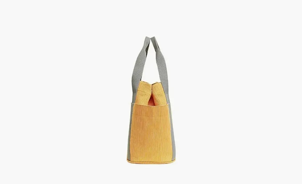 Hermès Canvas Bag Women's Yellow