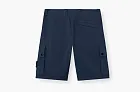 Stone Island Stretch Organic Cotton Twill Cargo Bermuda Shorts Navy Blue