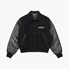 Stussy Globe Varsity Jacket Black
