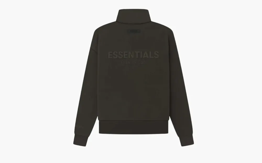 Fear of God Essentials Womens Fullzip Jacket Off Black