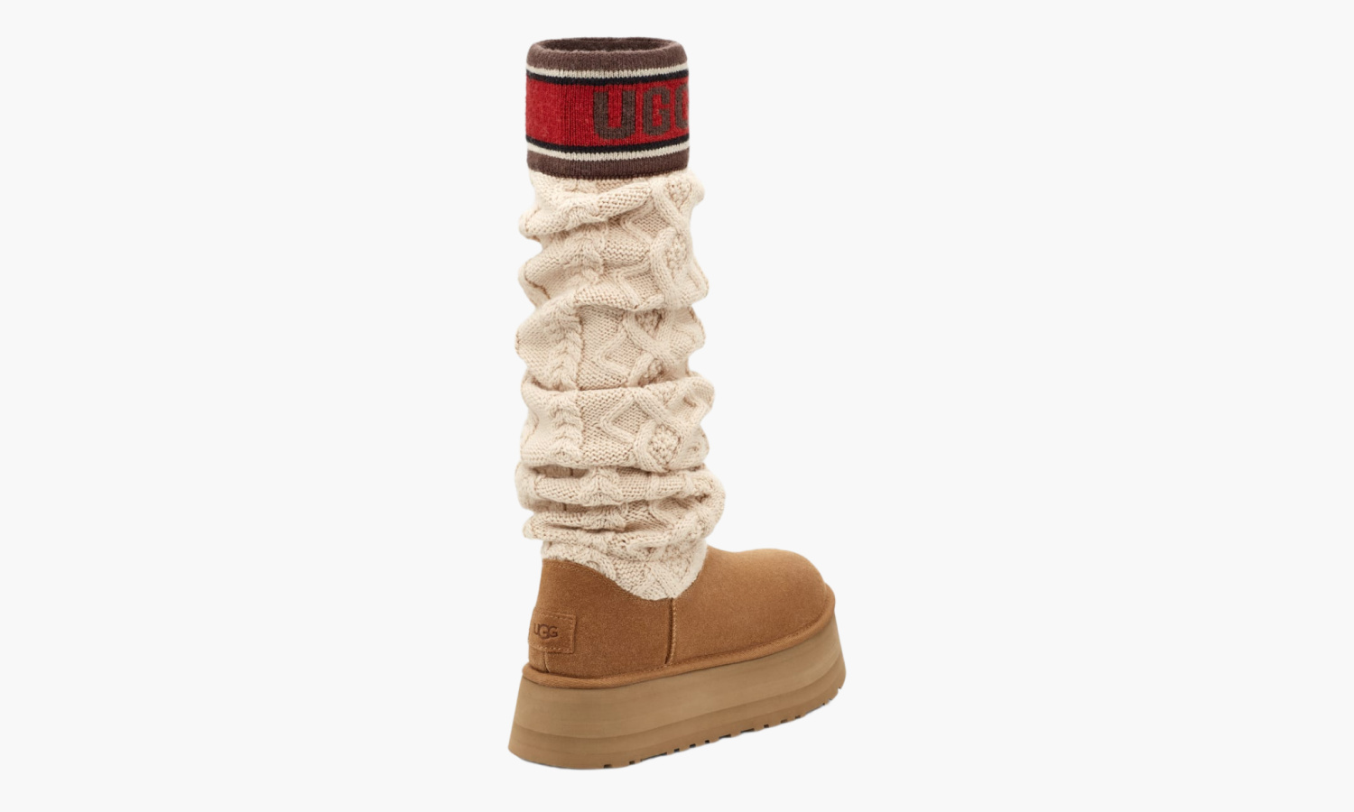 фото UGG Classic Sweater Letter Tall WMNS "Chestnut" (UGG)-1144044 CHE