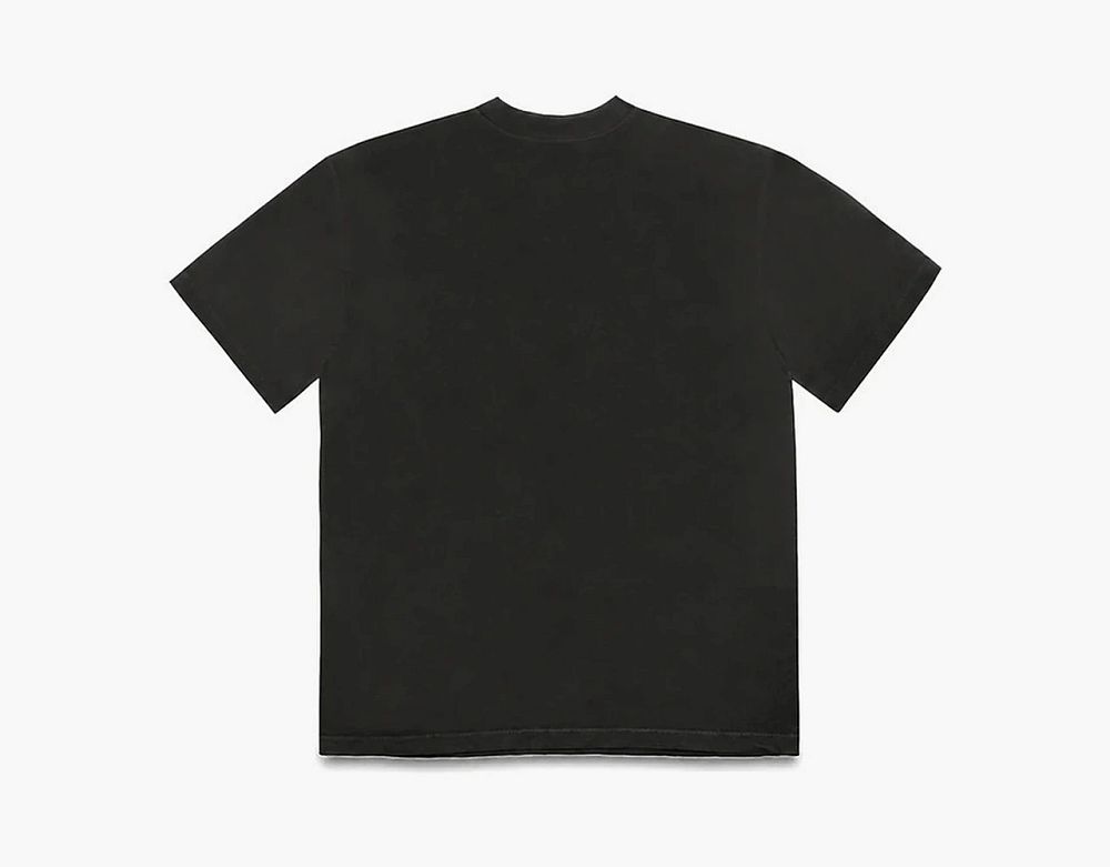 Travis Scott Cactus Jack Flame Skull Tee Black