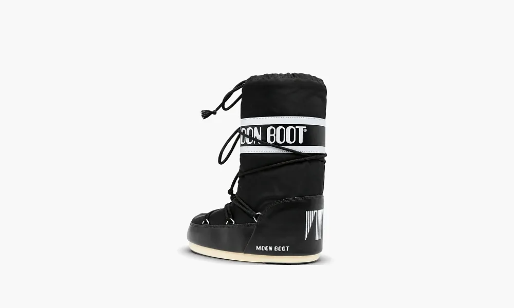 Moon Boot Icon Nylon Black