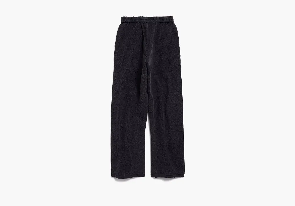 Balenciaga Political Campaign Inside-out Baggy Sweatpants Black/White/Red