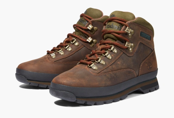 Timberland Euro Hiker Leather Boot Md Brown Full Grain 