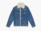 Ami Paris Trucker Lined Jacket Used Blue