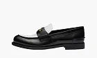 Miu Miu Leather Loafers White Black